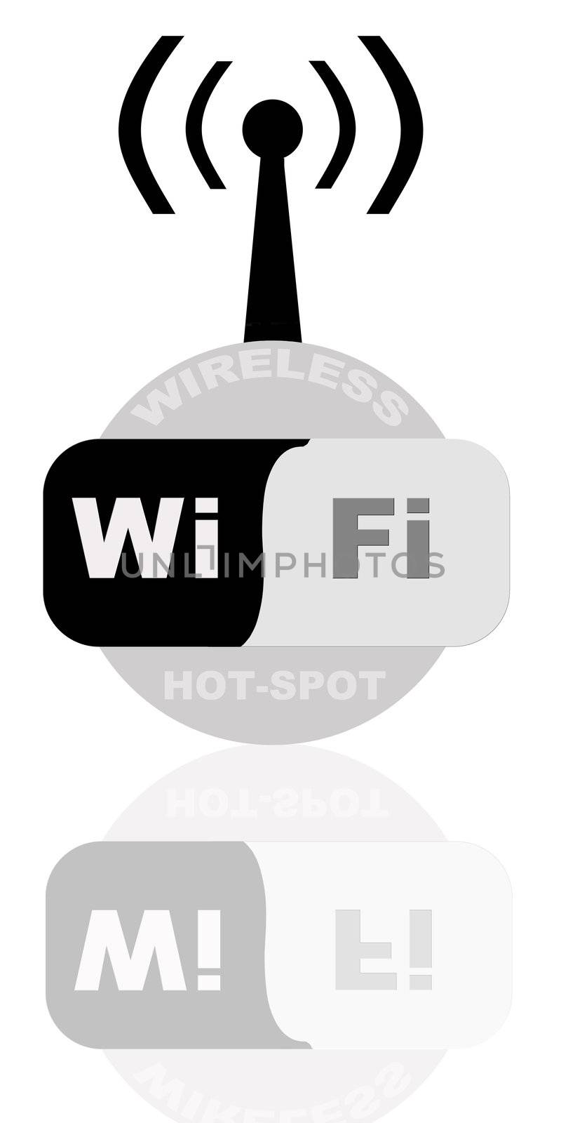 Wireless Hot Spot sign by berkan