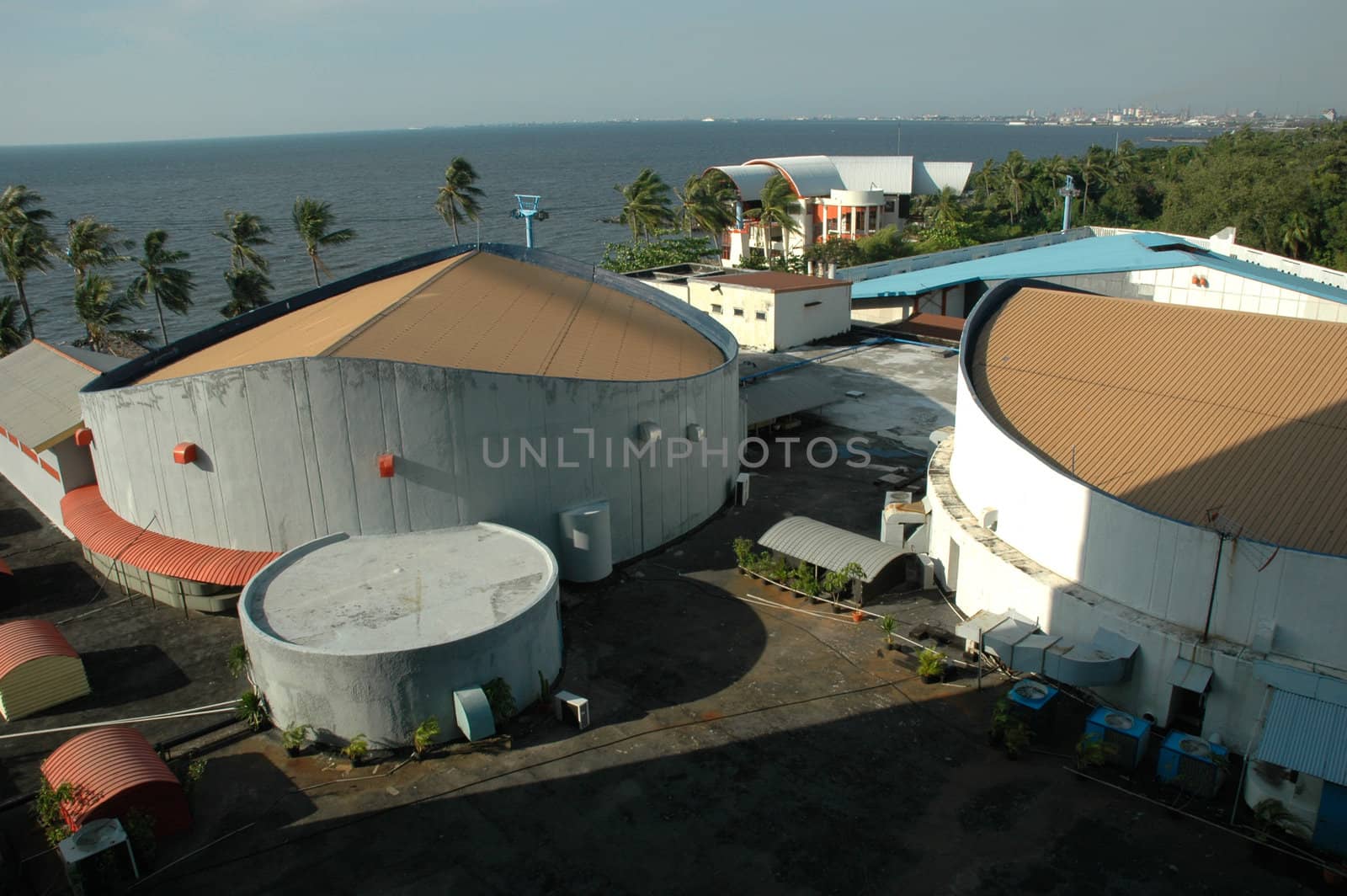 factory building that produced goods and marine product