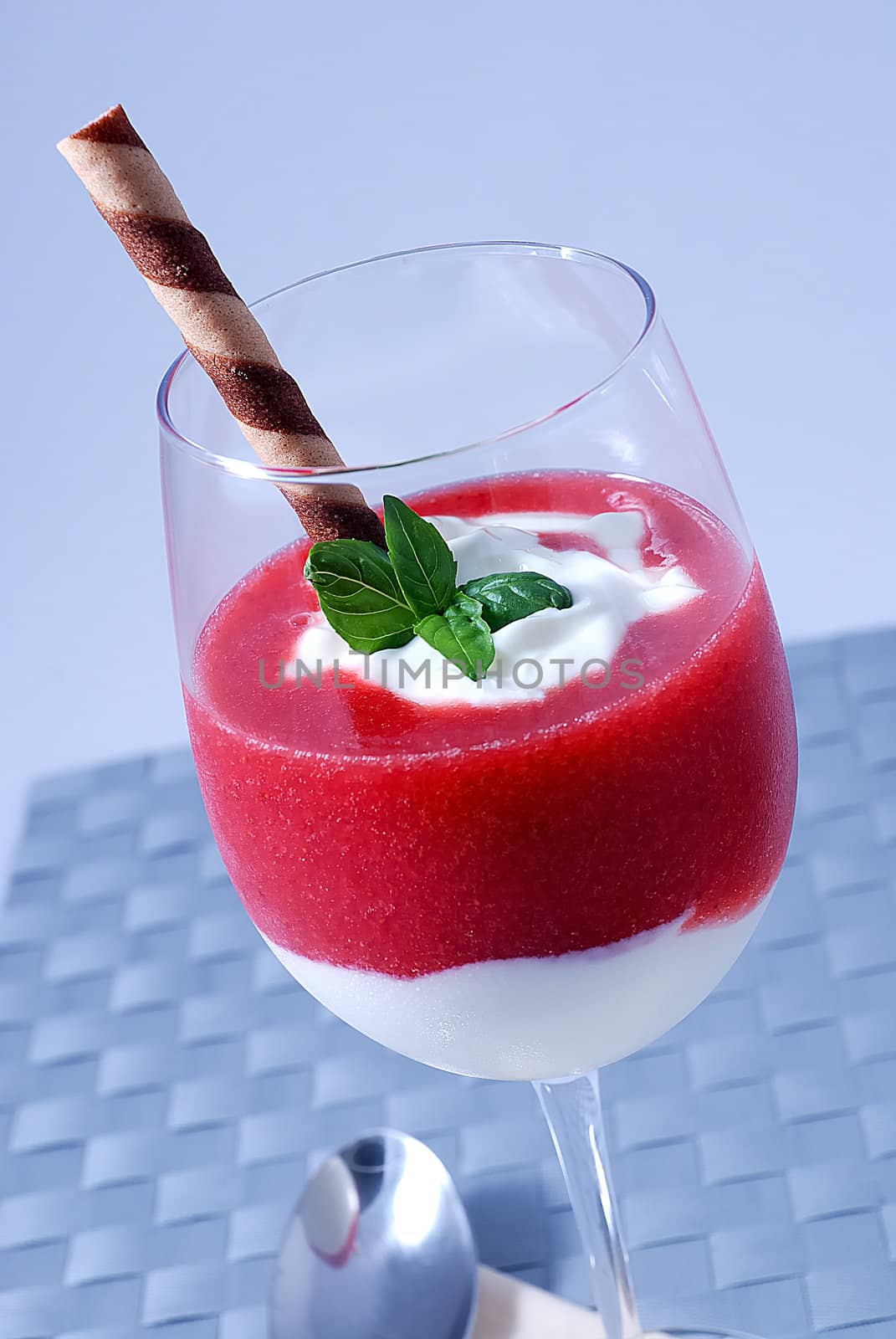 Strawberry mousse