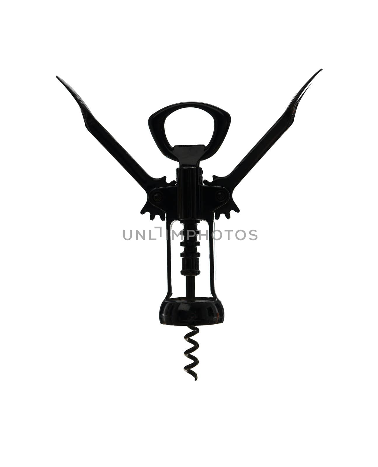 Silhuette of a corkscrew