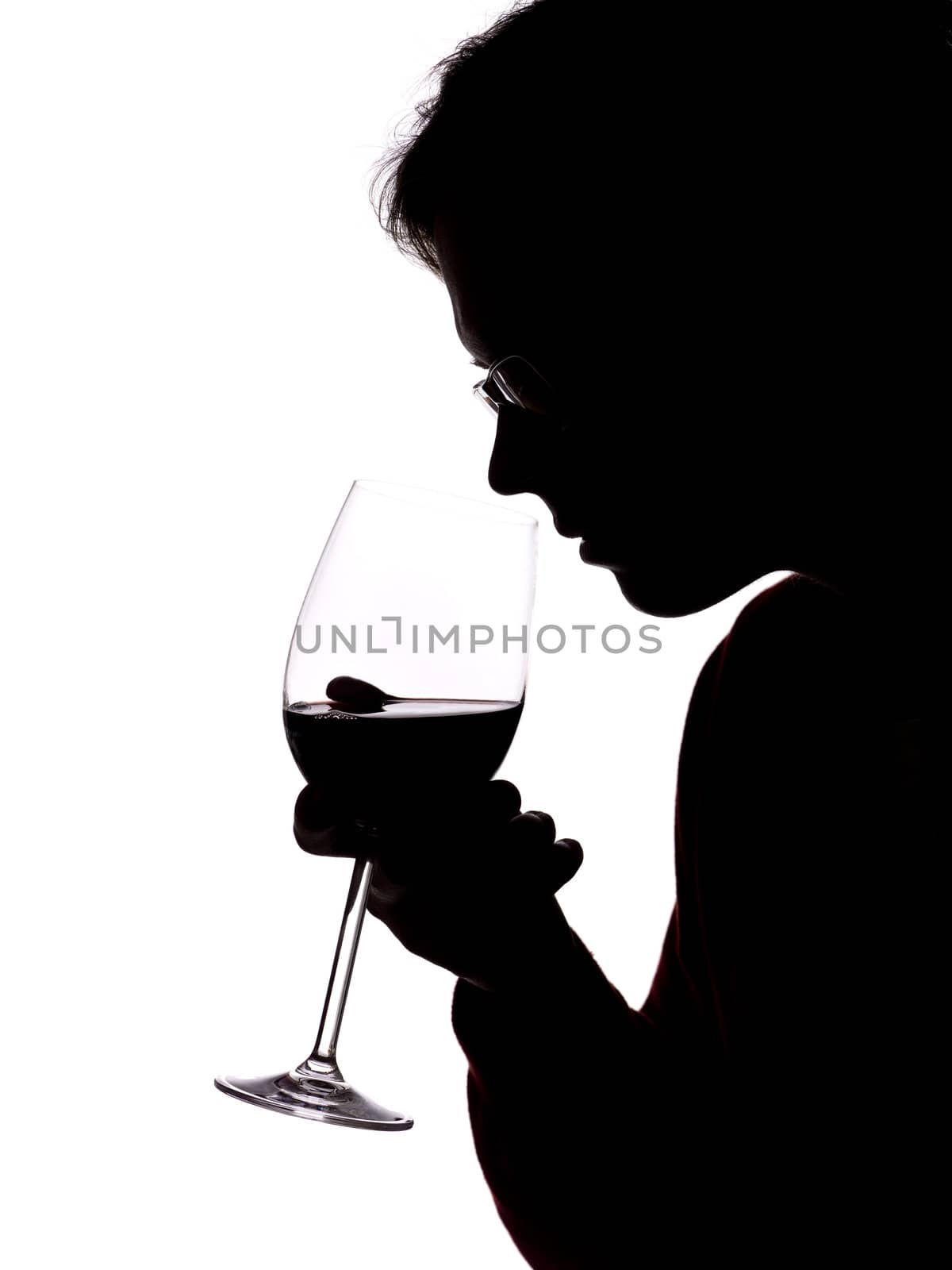 man with wine