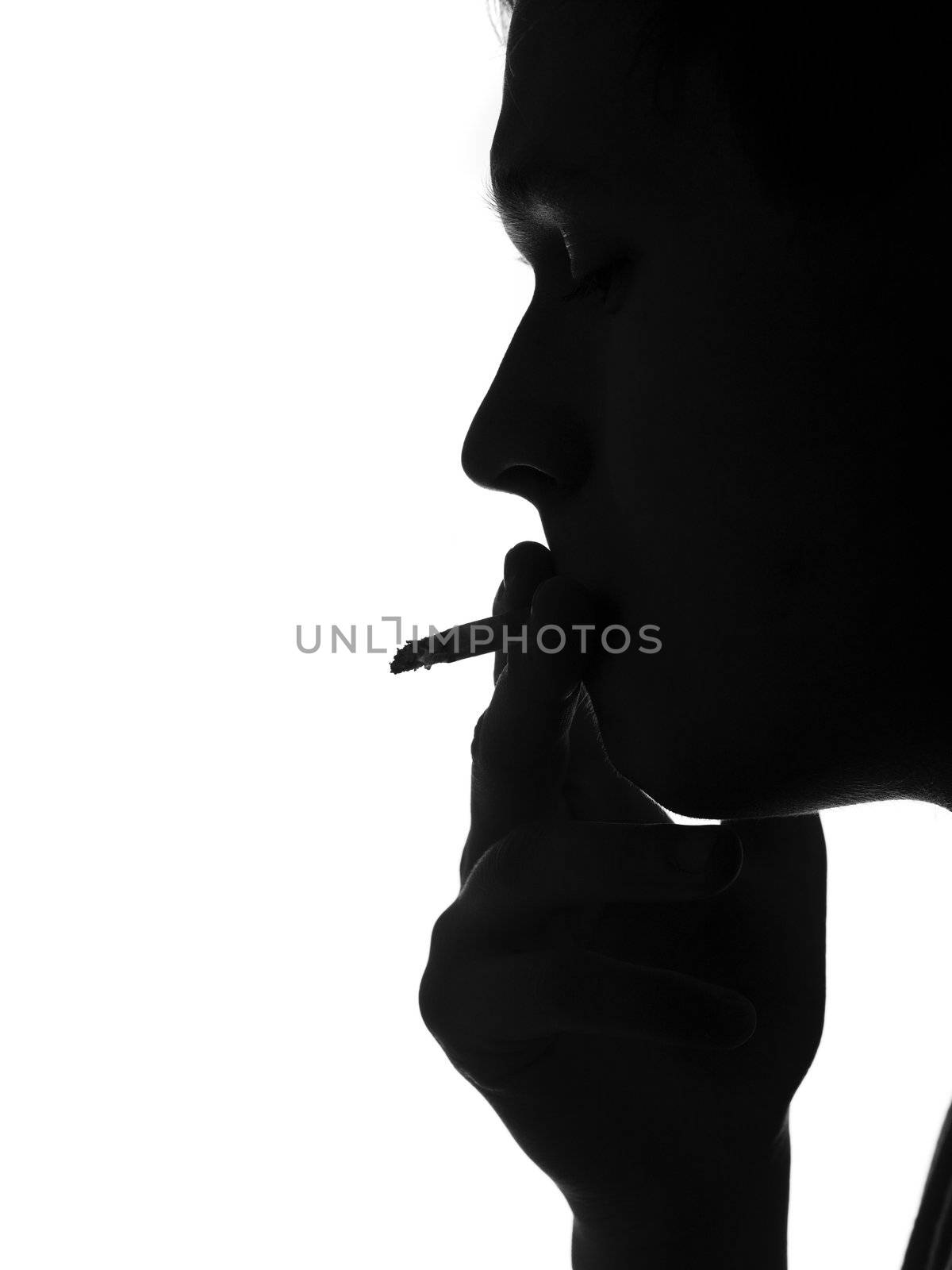 A man smokeing by gemenacom