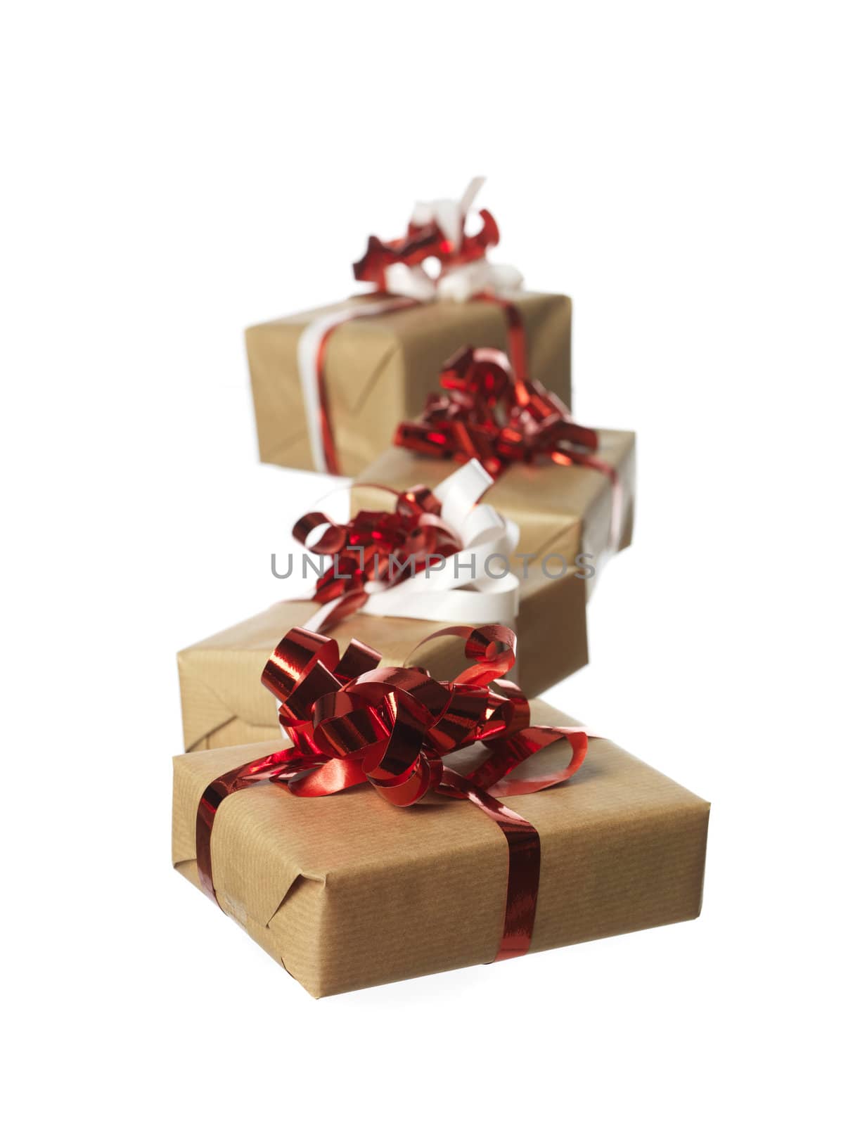 christmas presents in a row by gemenacom