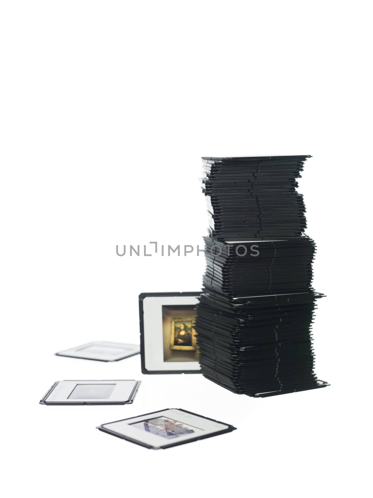 Stack of diapositive slides by gemenacom