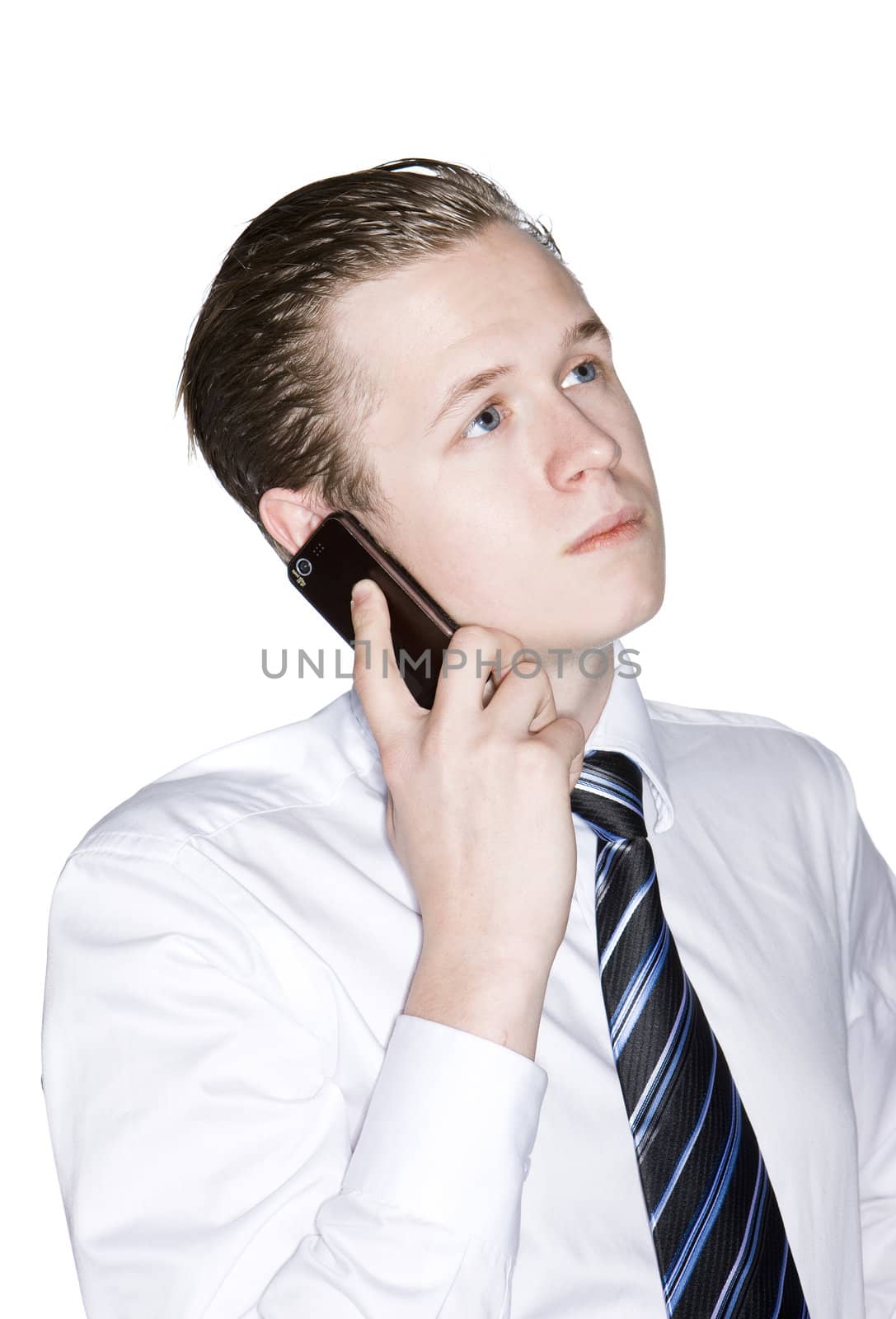 Man speaking in the phone