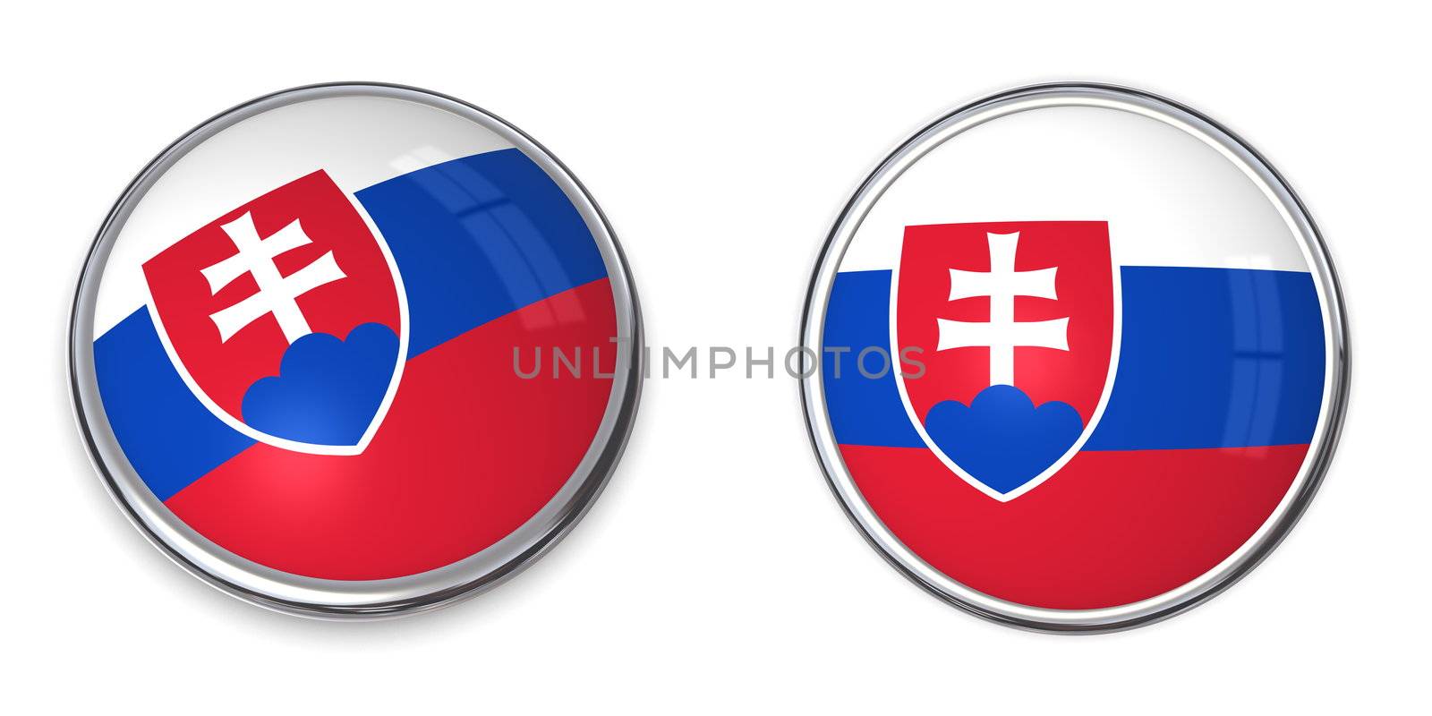 Banner Button Slovakia by PixBox