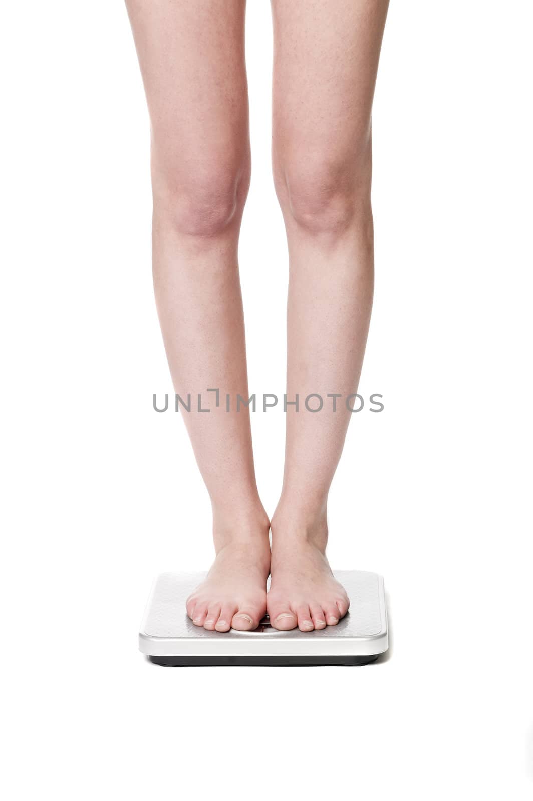 Standing on a weightscale