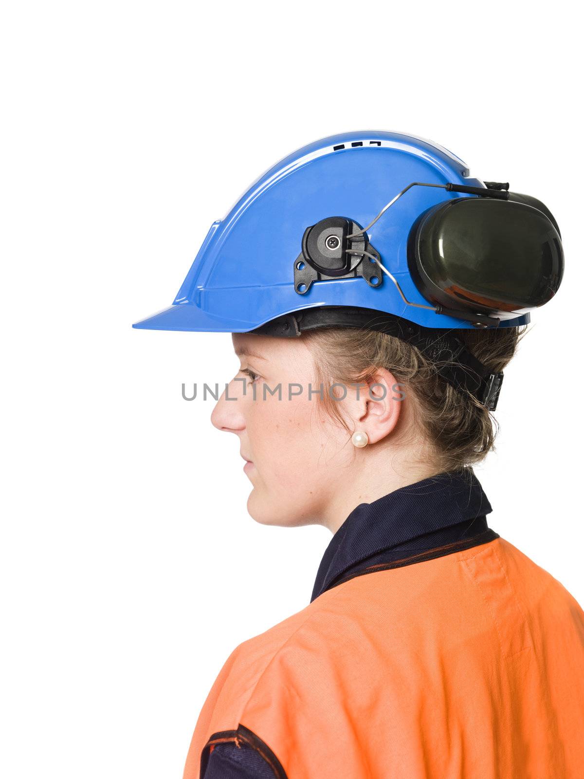 Female Building worker by gemenacom