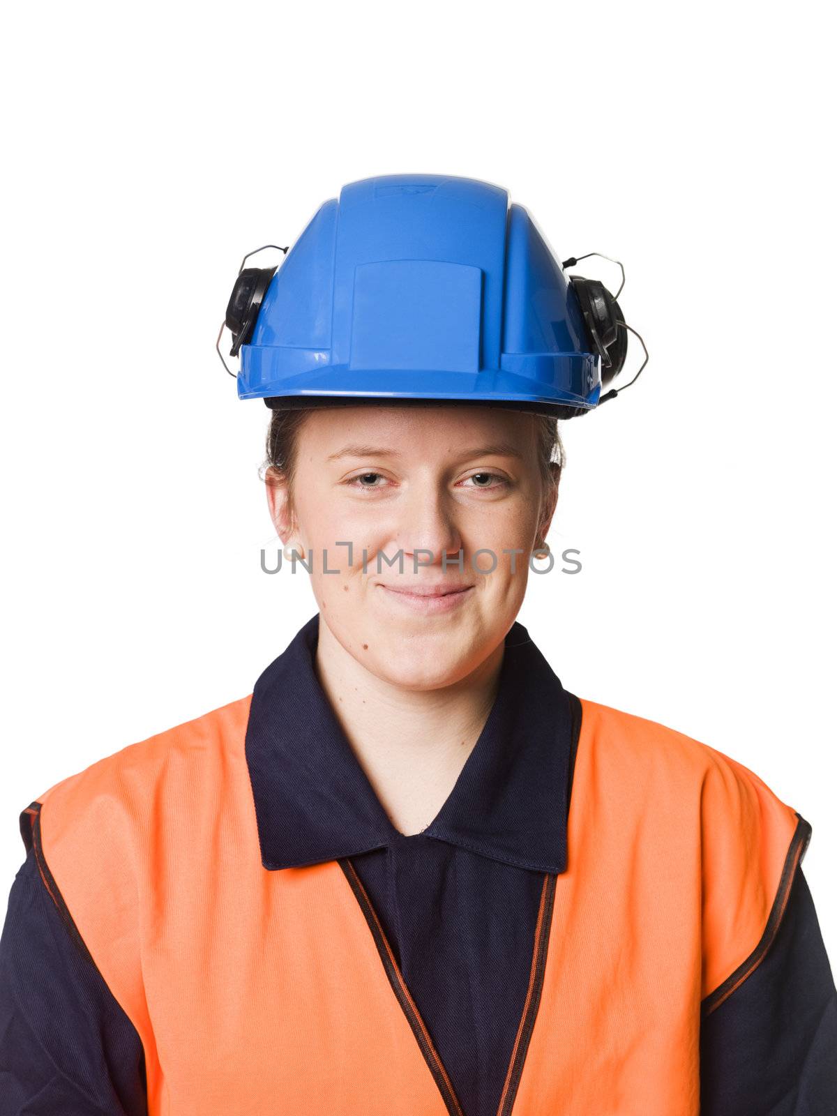 Female buildingworker