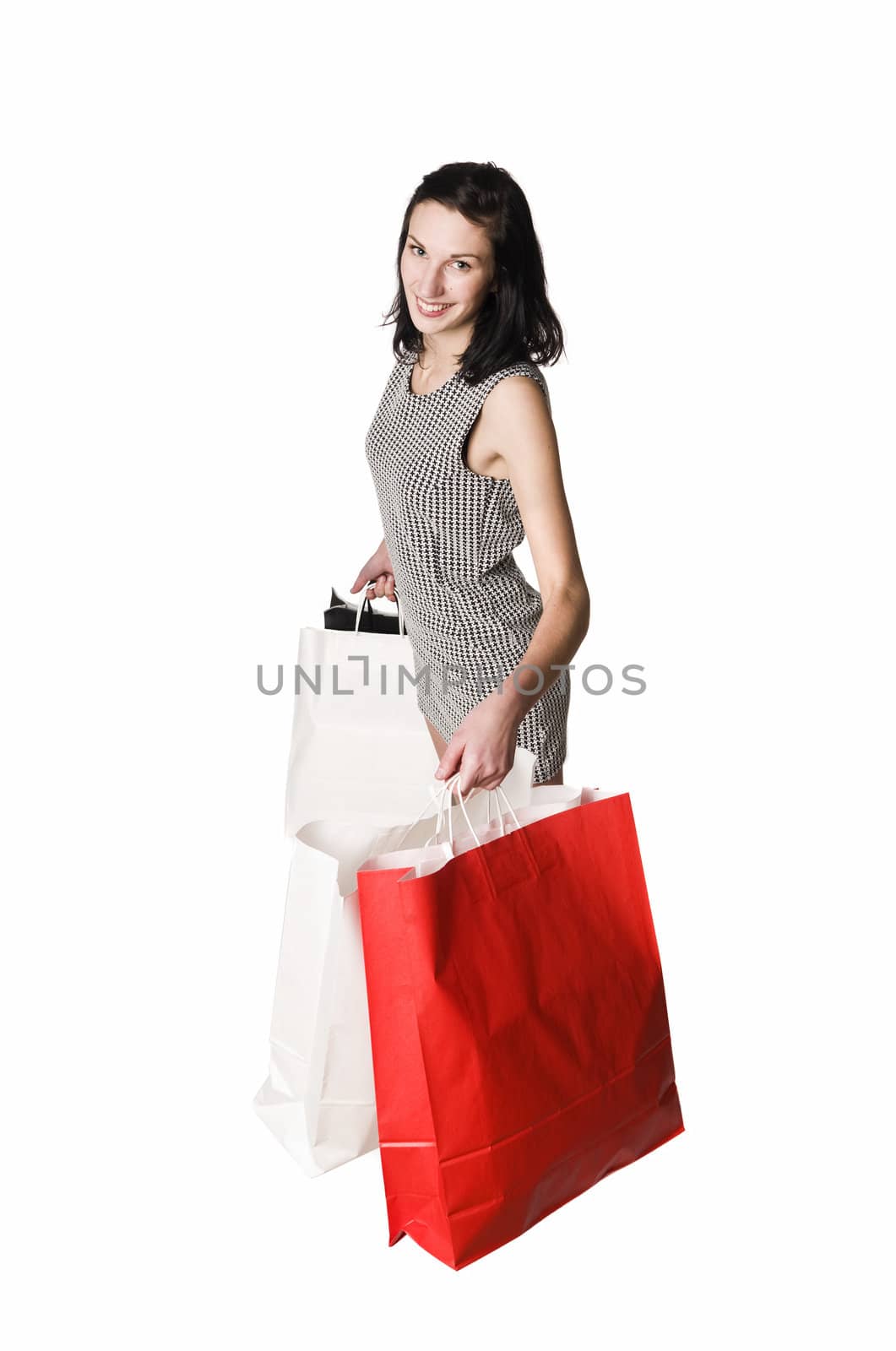 Woman with shopping-bags by gemenacom