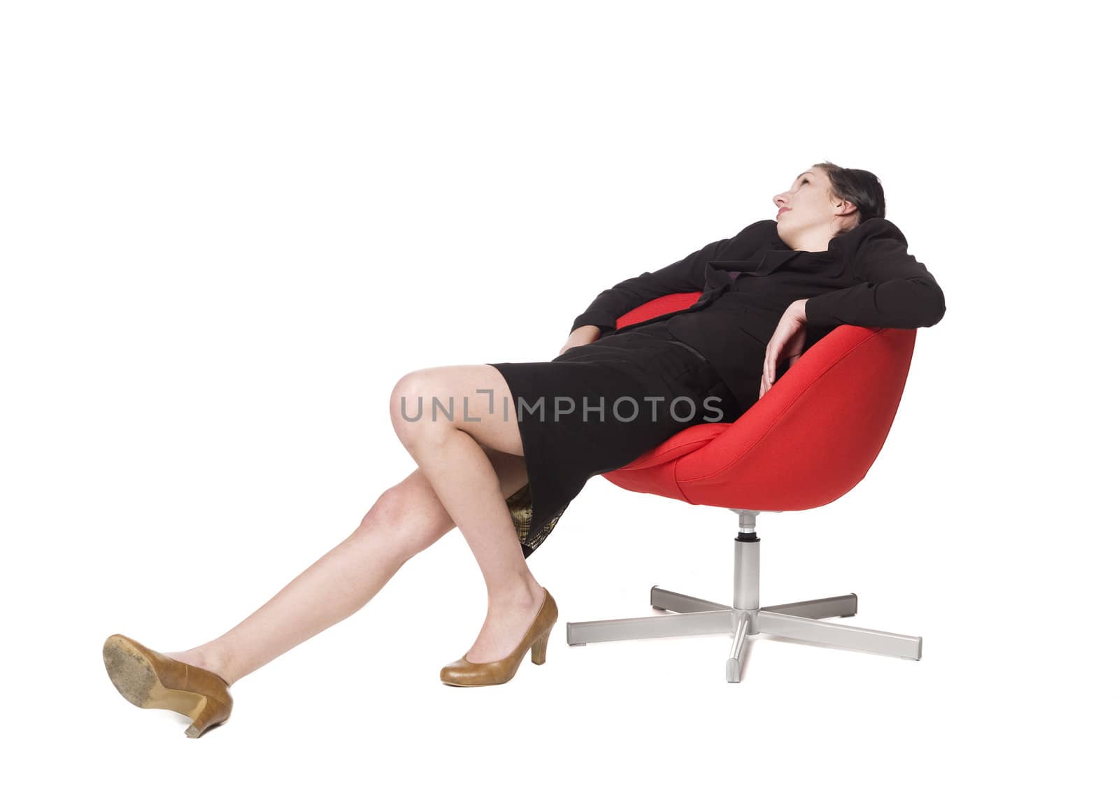 Woman lieing in a chair by gemenacom
