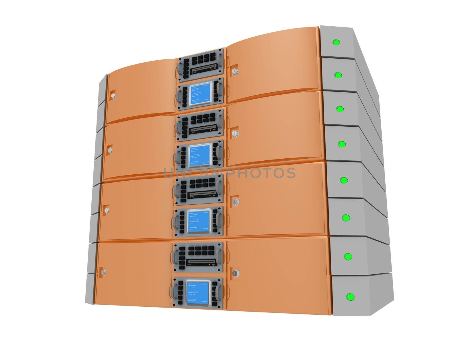 Twin Server - Orange by 3pod