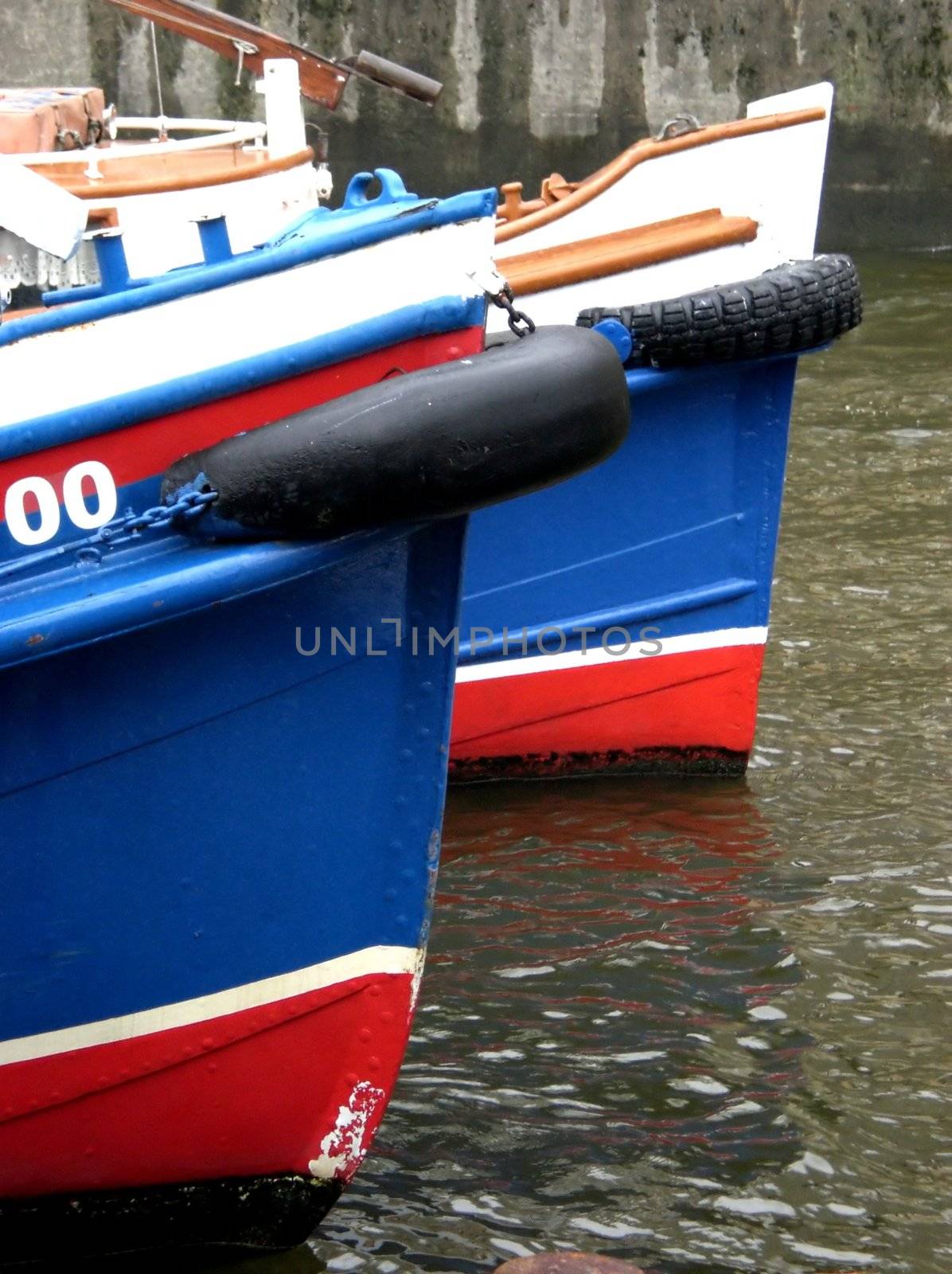 boats at Hamburg harbor