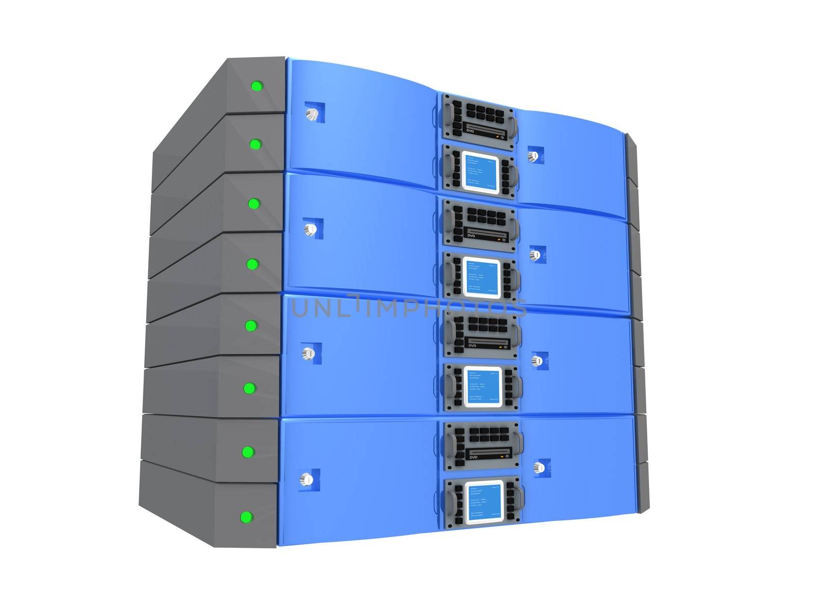 Twin Server - Blue by 3pod