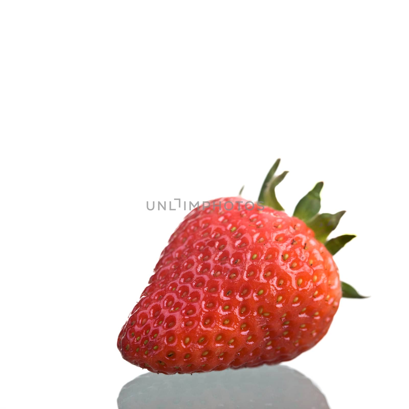 Strawberry isolated on white background.