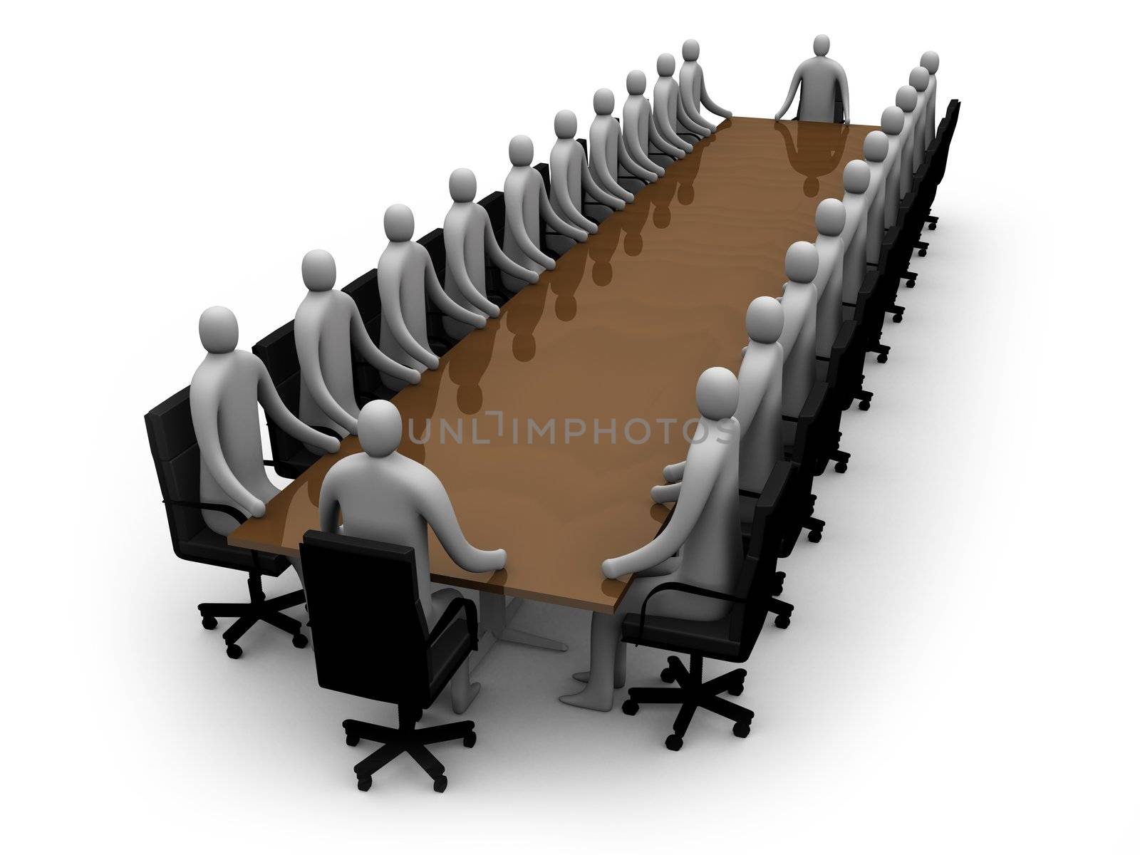 Computer generated image - Business - Meeting.