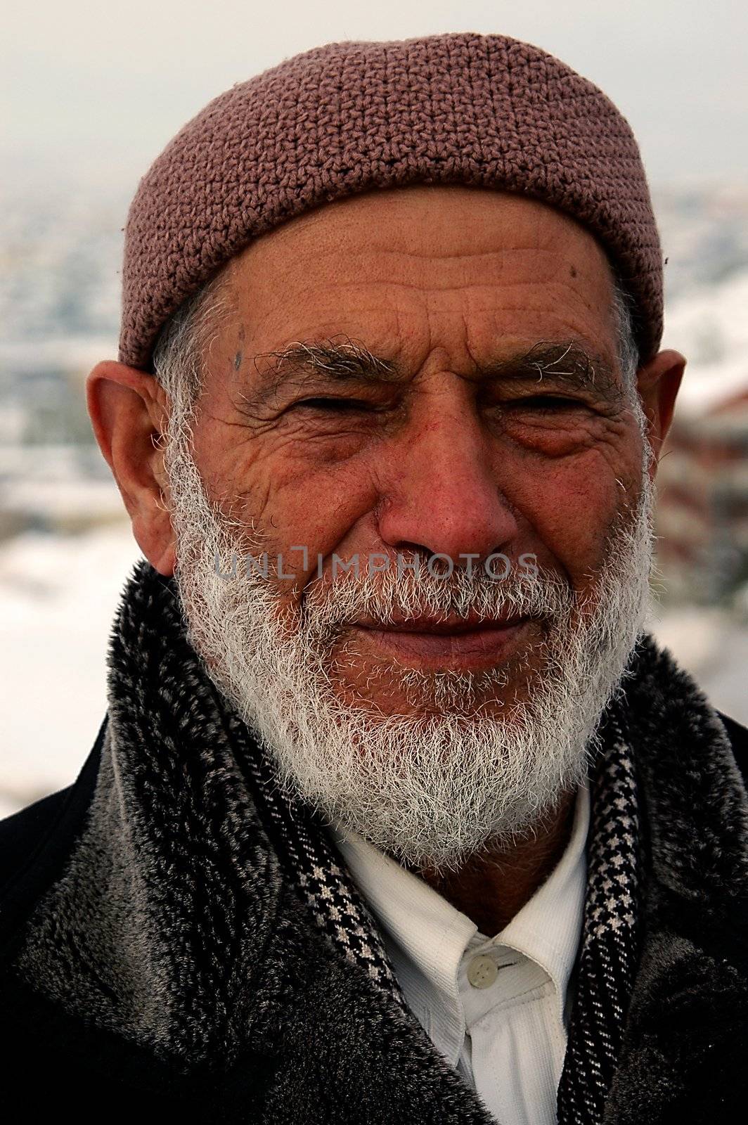 portrait of old turkish man