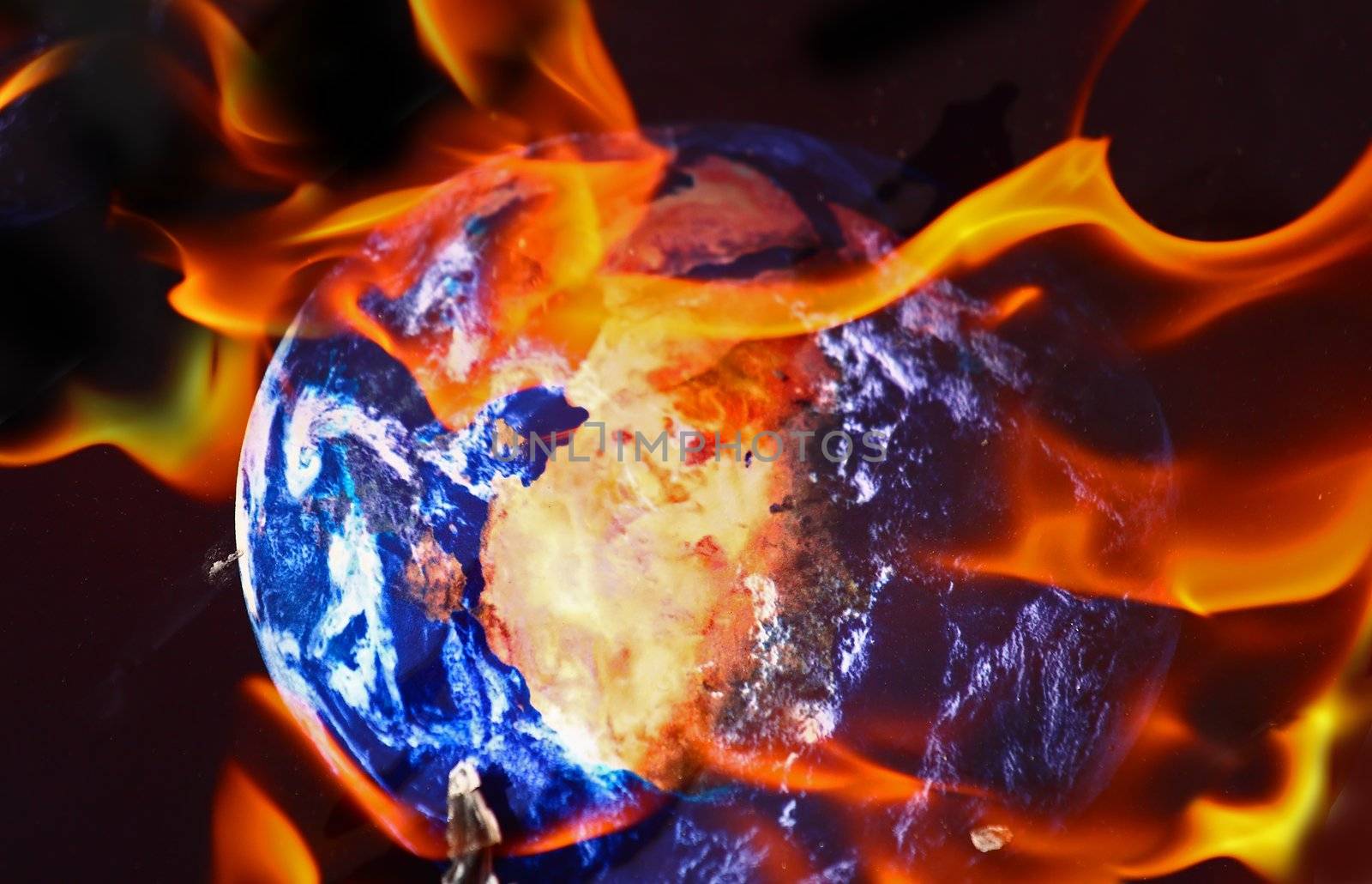 World on fire by Geoarts