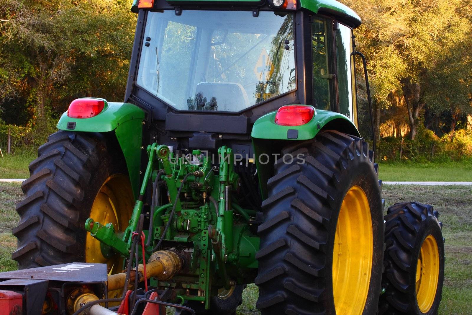 Green Tractor by Geoarts