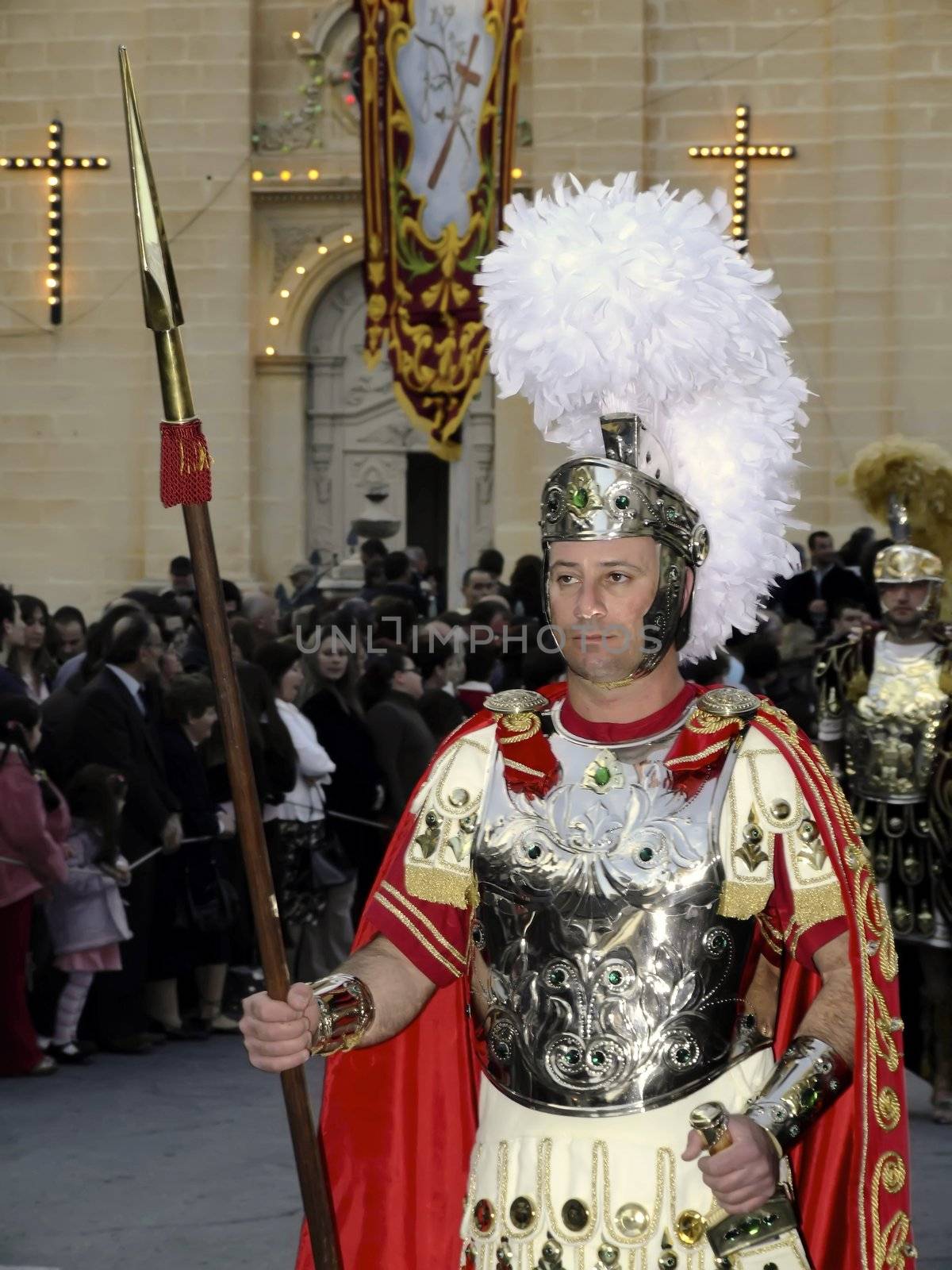 SPQR Series - Imagery depicting re-enactment of Roman Empire legion march, during Good Friday procession in Malta. No detail is spared, resulting in realistic weaponry and uniforms.