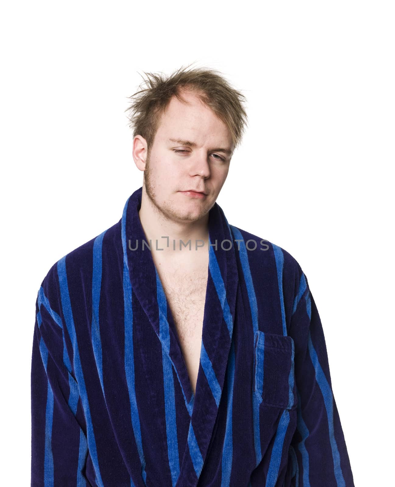 Tiredman in a robe by gemenacom