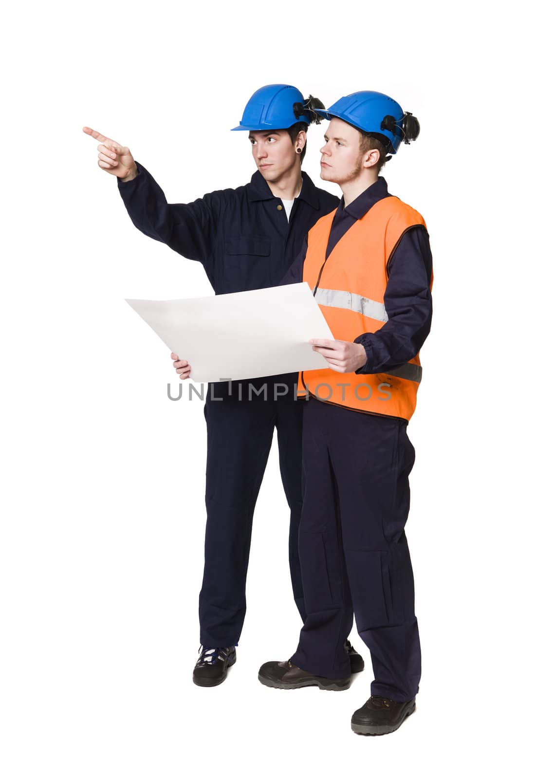 Men in workingclothes