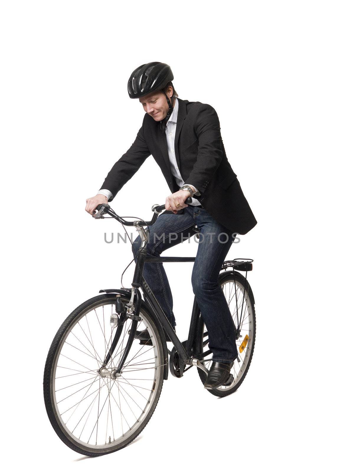 Man on a bike by gemenacom