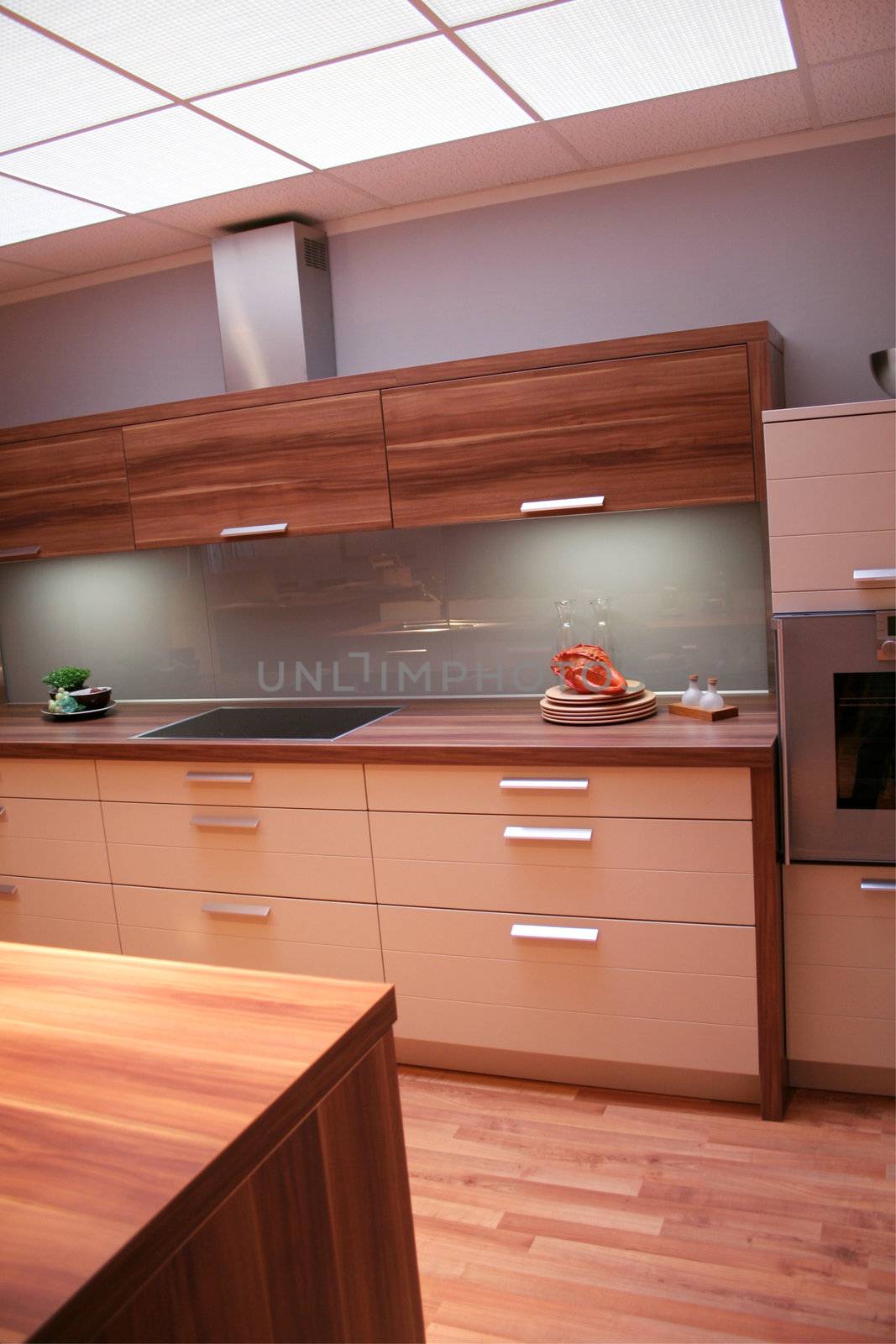 detail in a modern and new kitchen