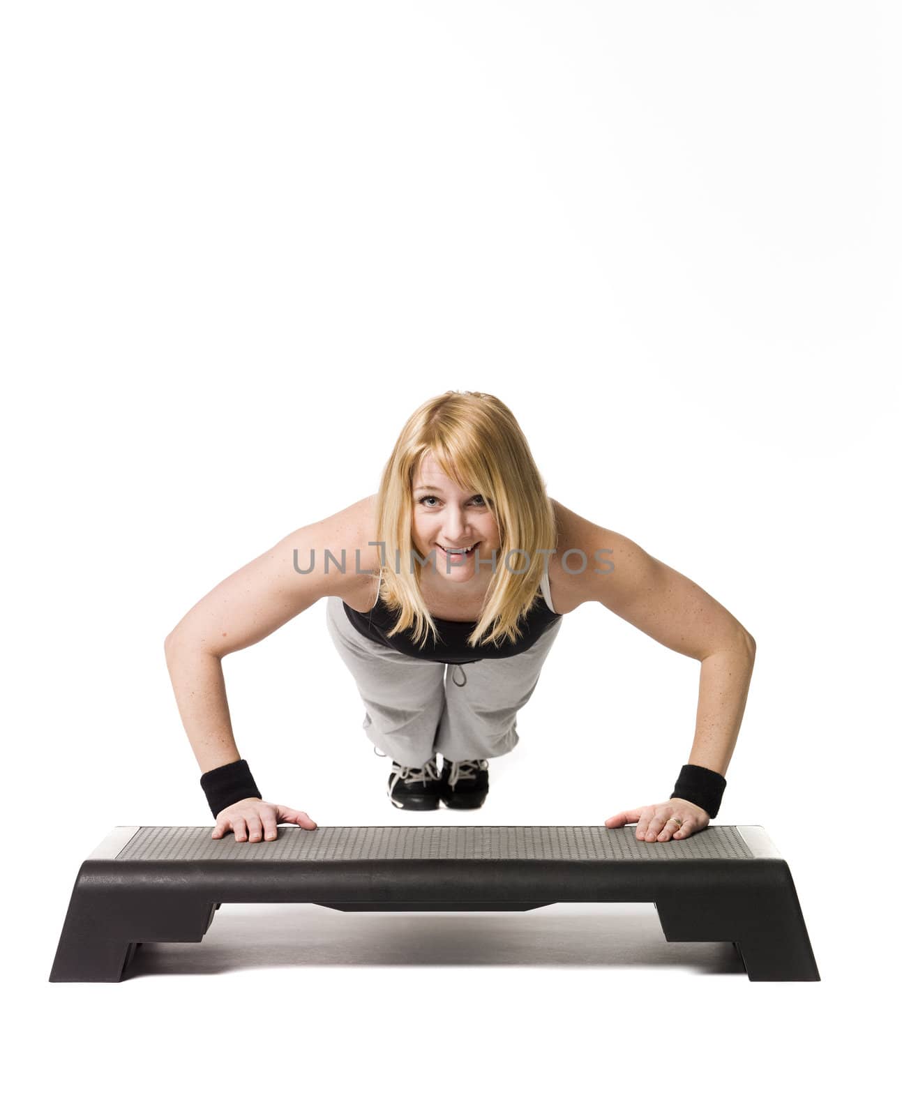 Woman working out