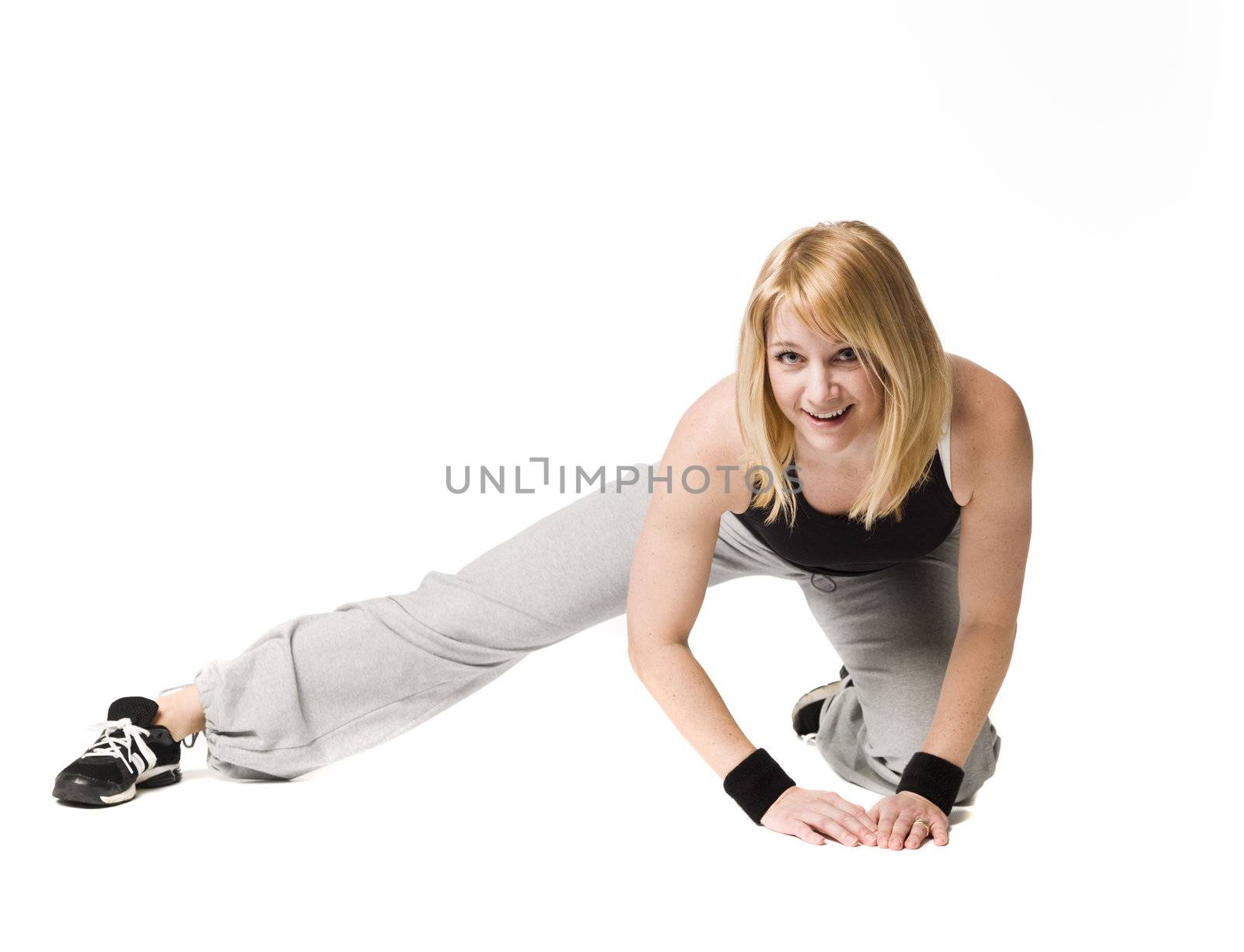 Woman working out