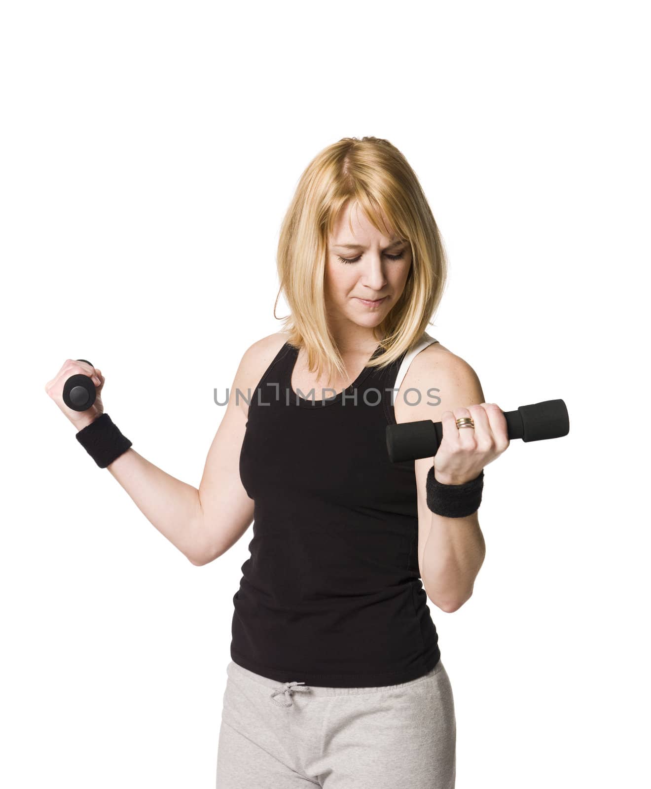 Woman working out