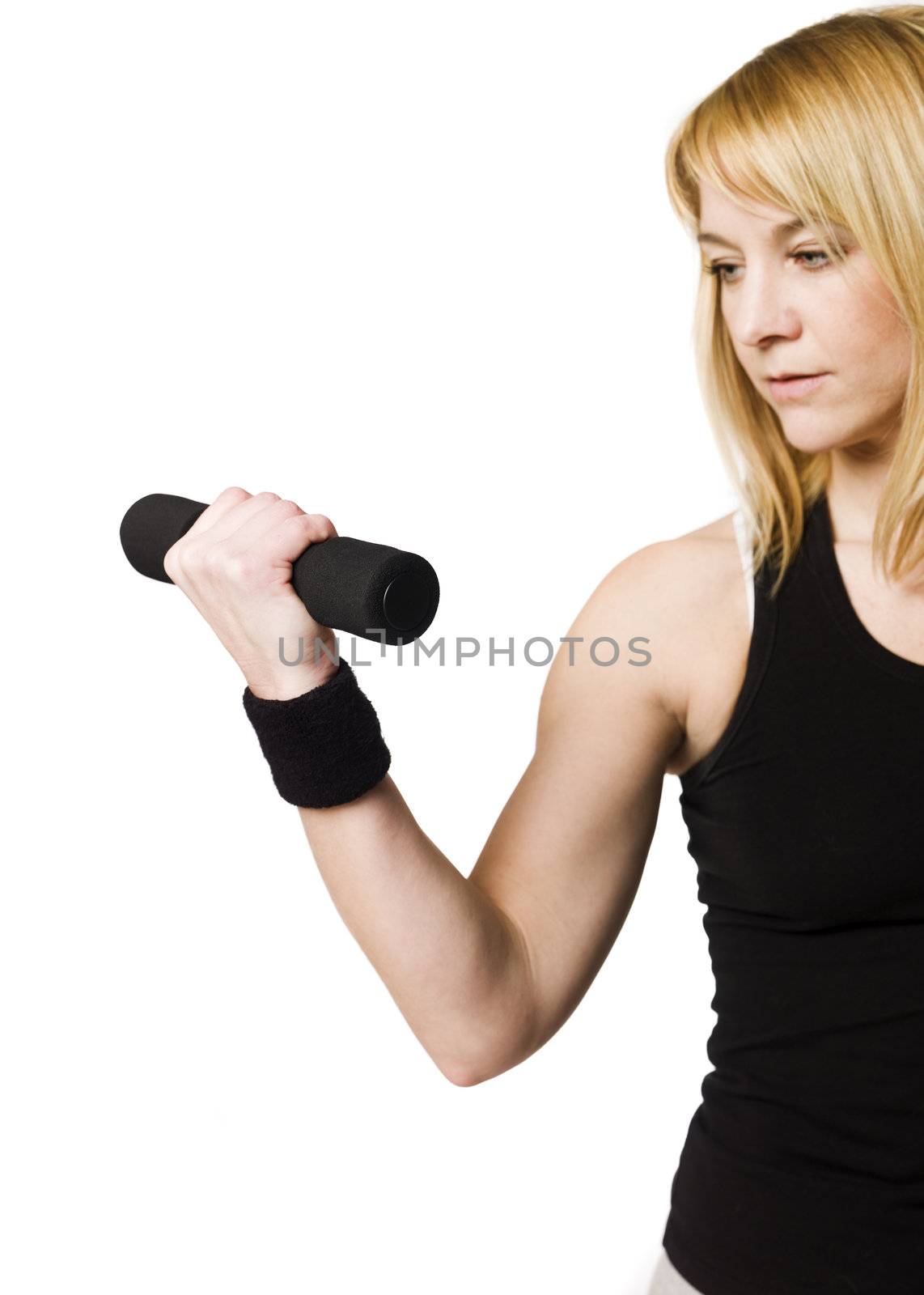 Woman working out