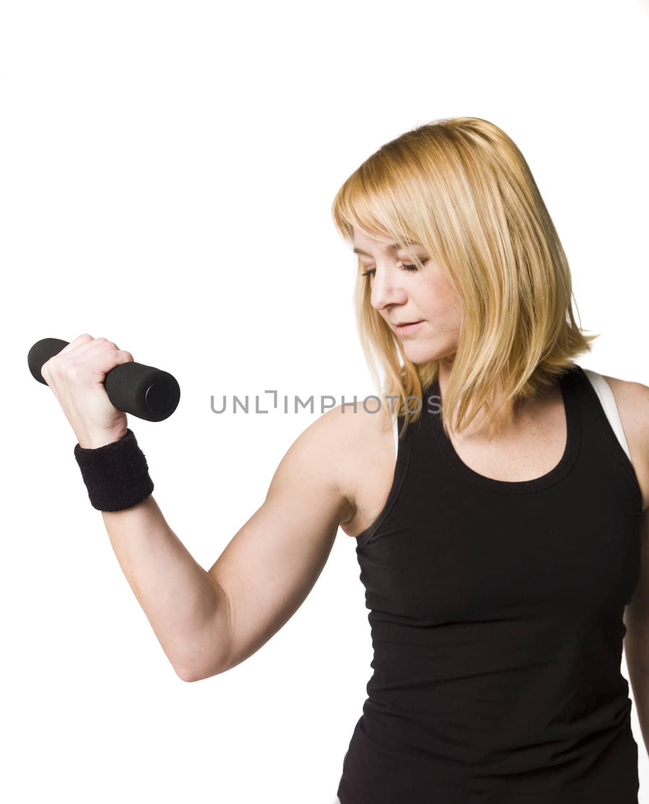 Woman working out