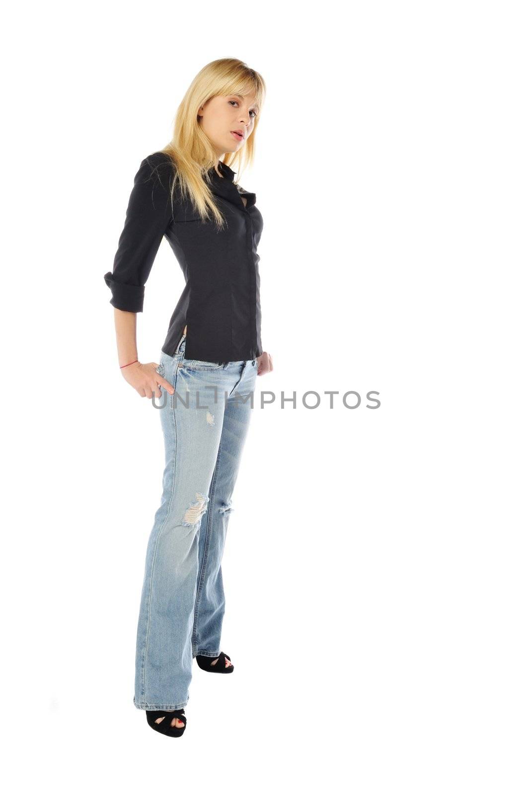 tall skinny blond by PDImages