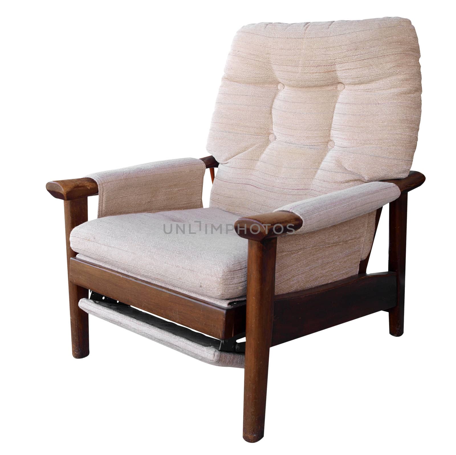 Armchair isolated with clipping path       