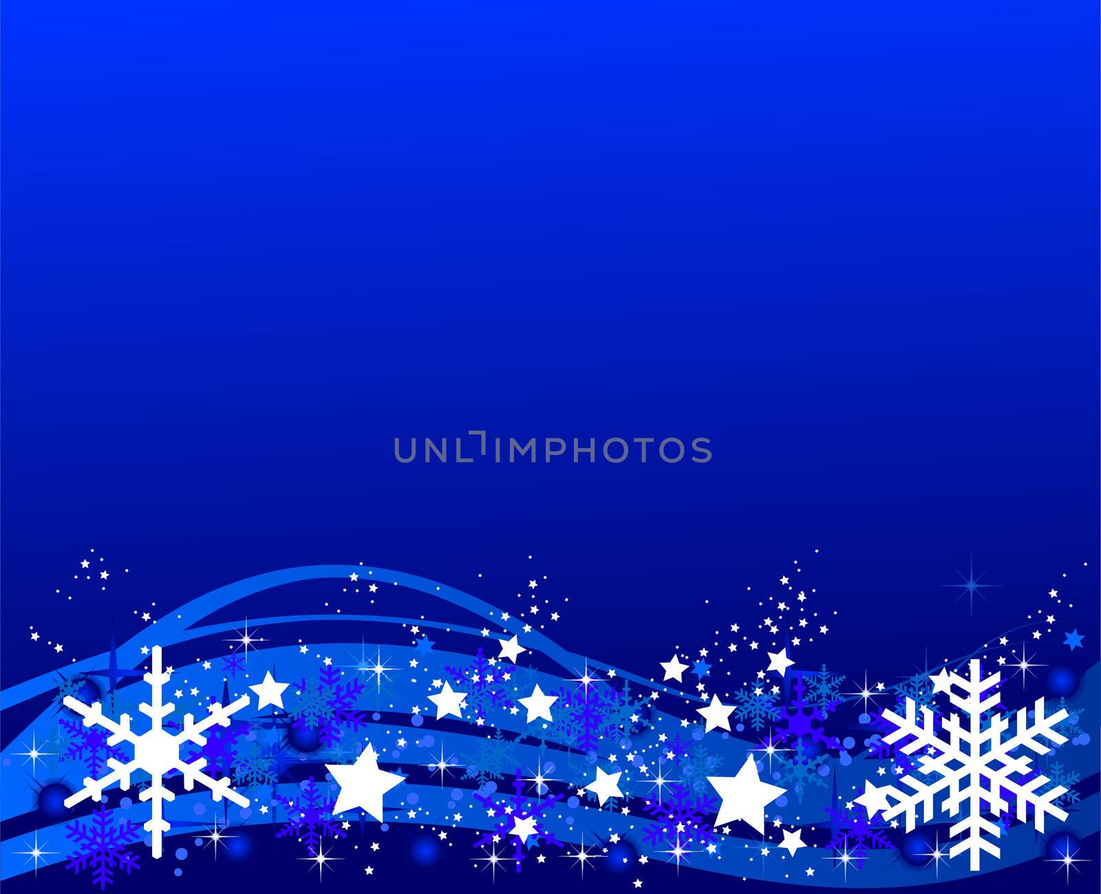 Blue Christmas Background