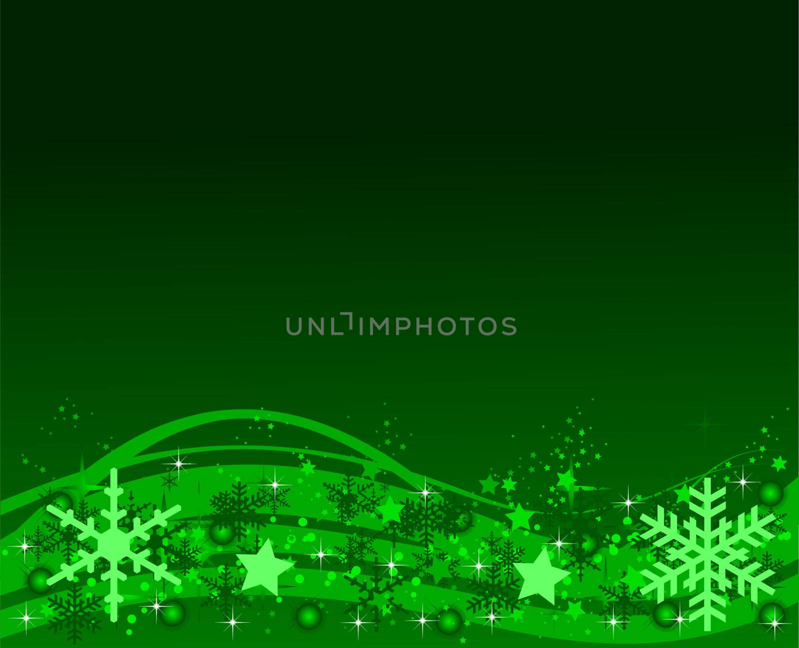 Green Christmas Background