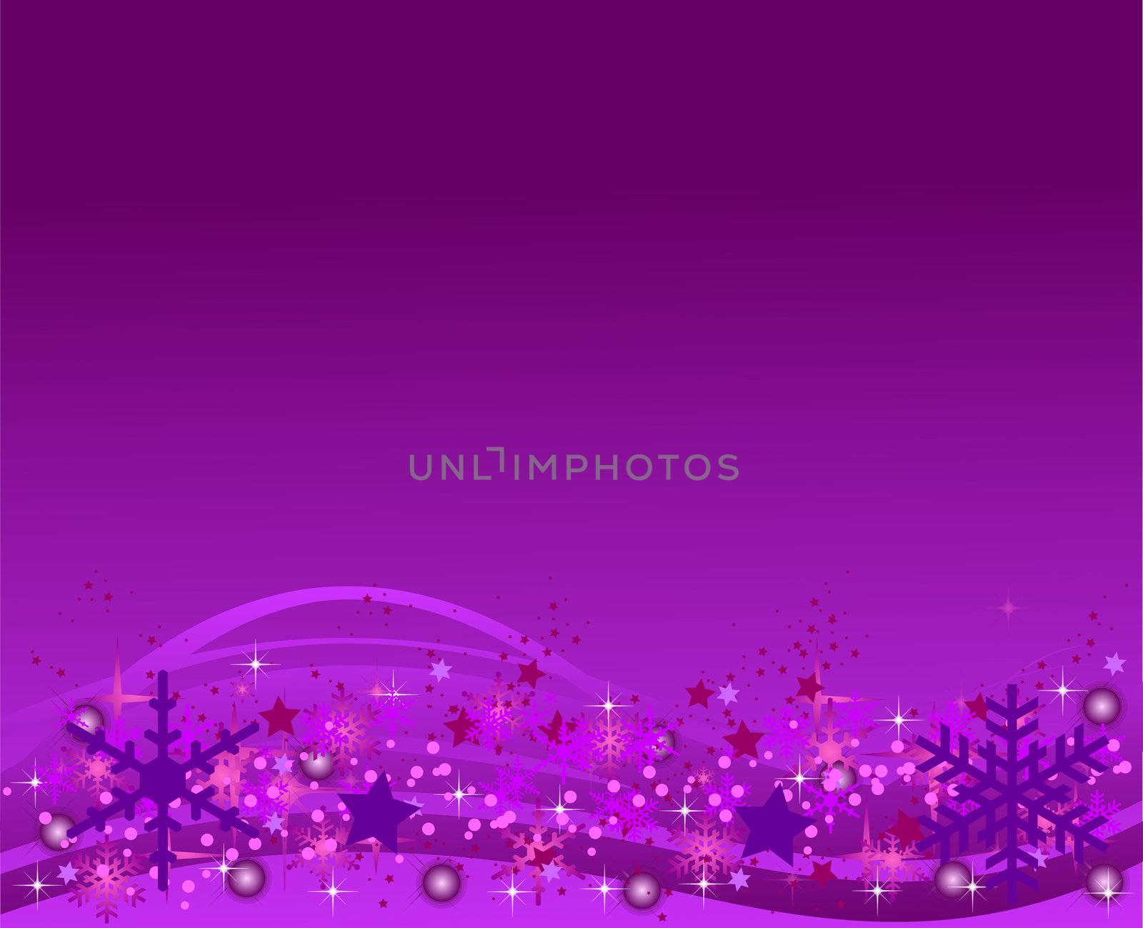 Purple Christmas Background