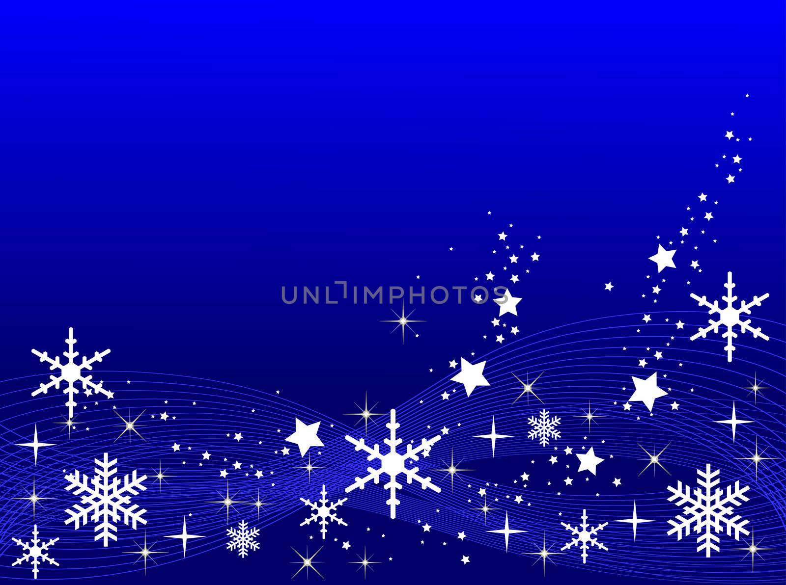 Blue Christmas Background