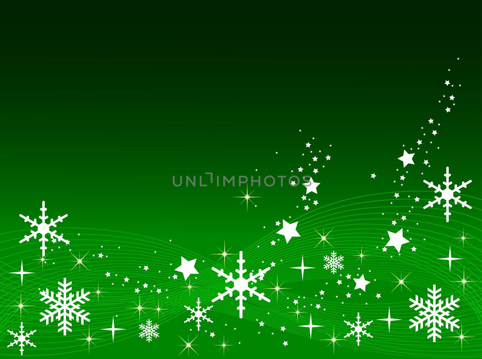 Green Christmas Background by peromarketing