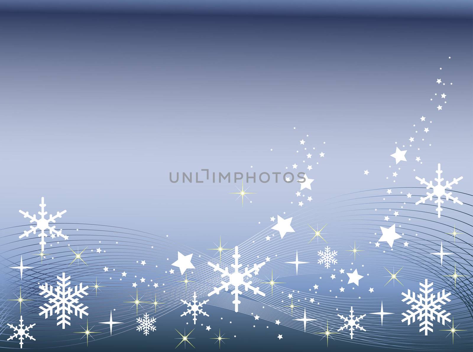 Silver Christmas Background