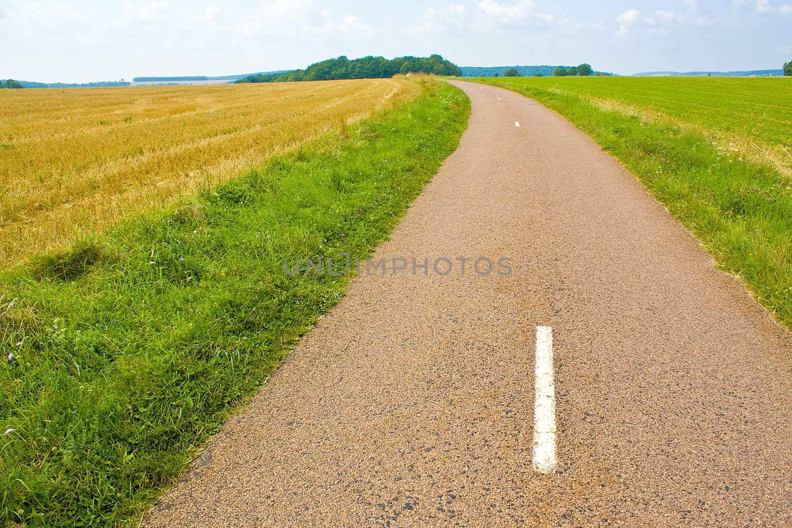 Highway in landscape