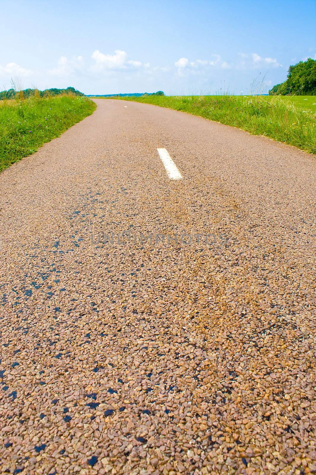 Highway in landscape by juweber