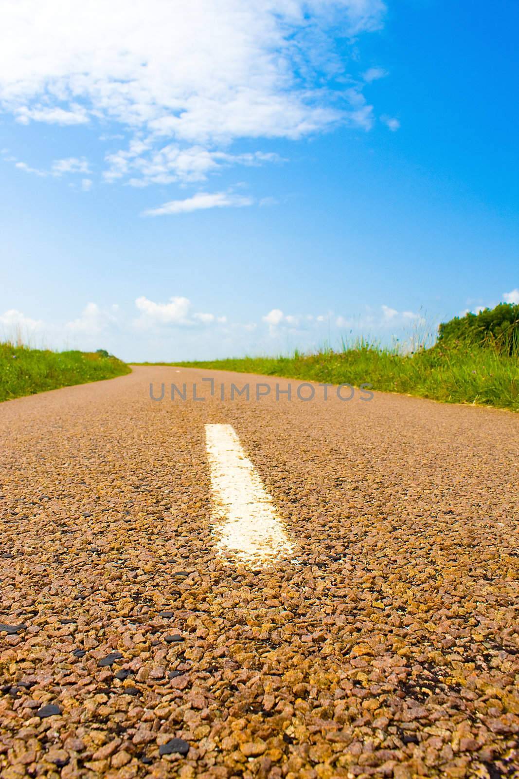 Highway in landscape