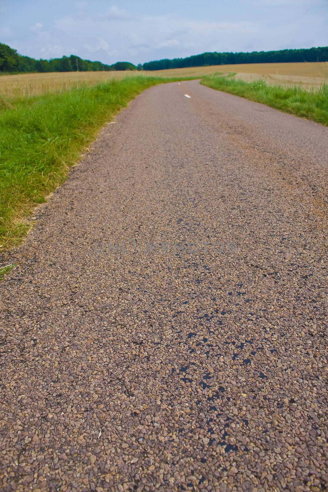 Highway in landscape