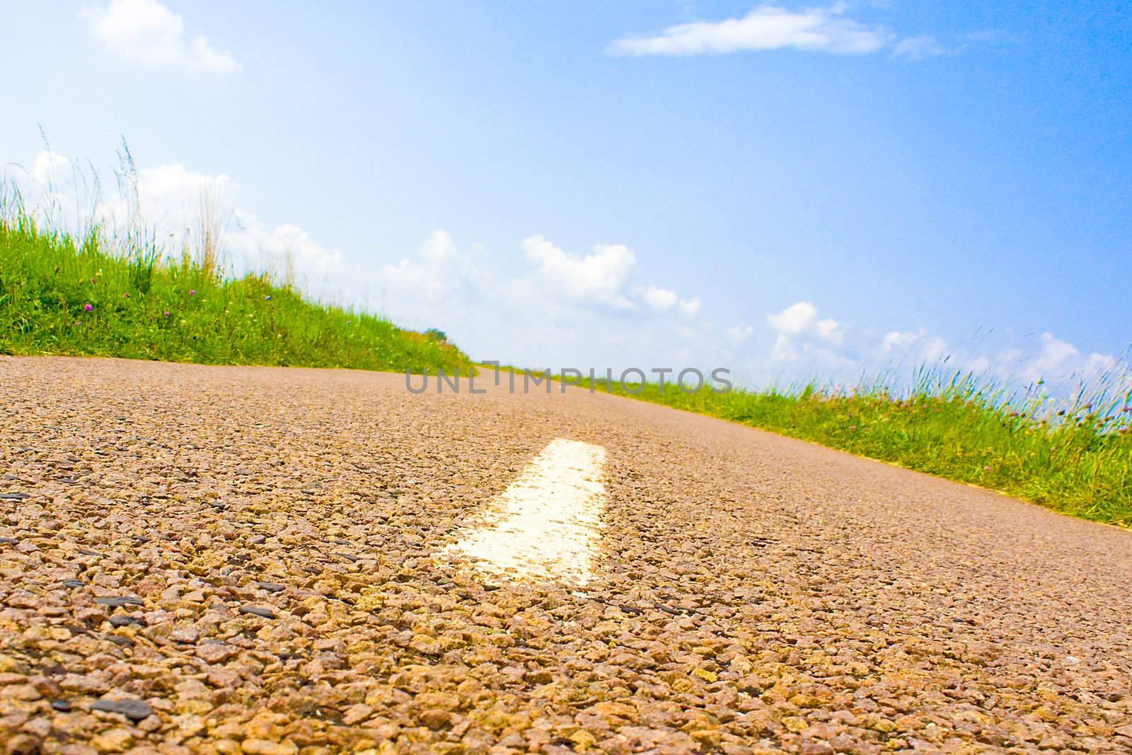 Highway in landscape