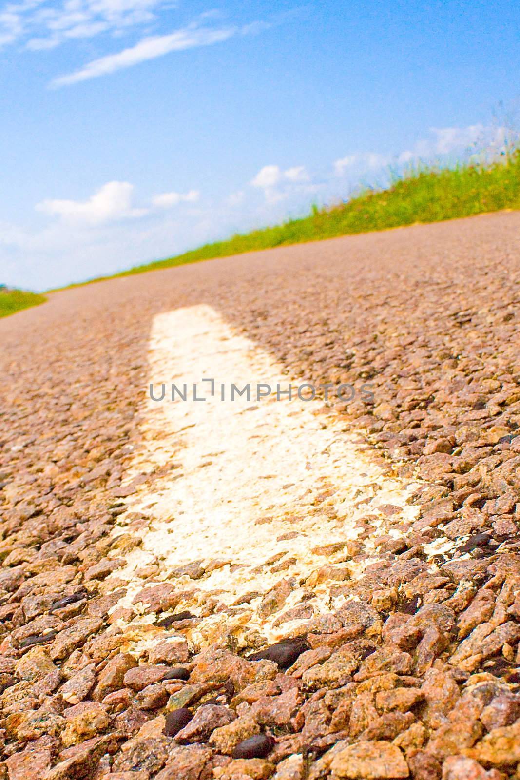 Highway in landscape by juweber