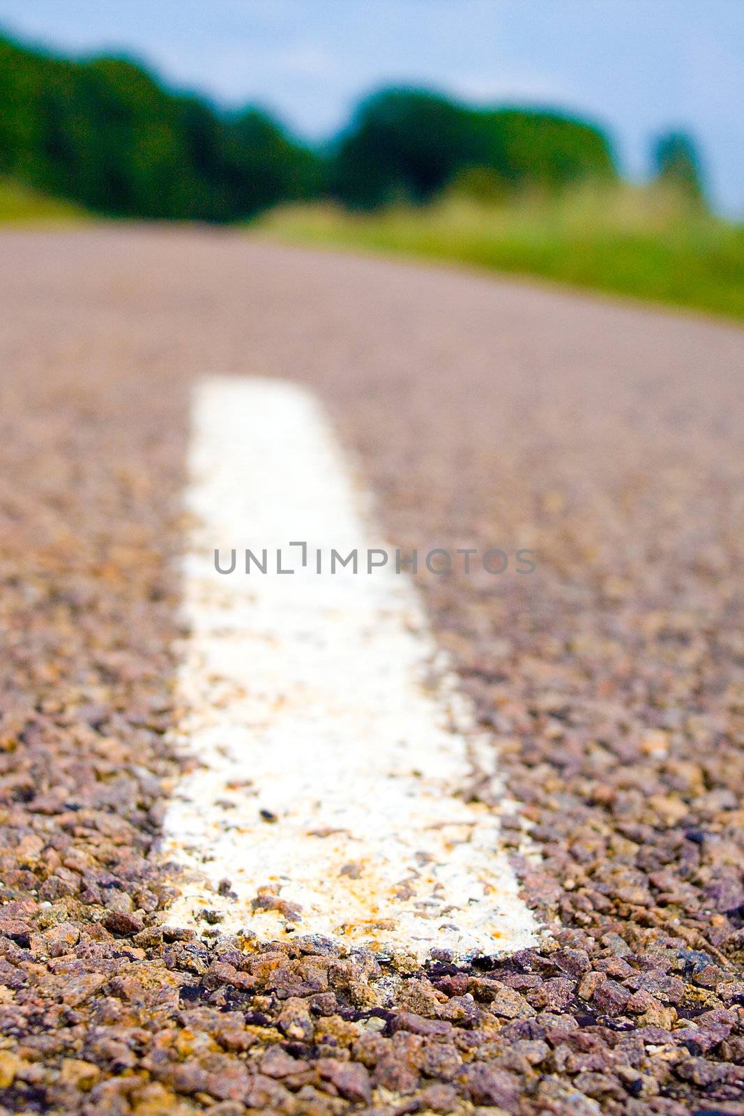 Highway in landscape