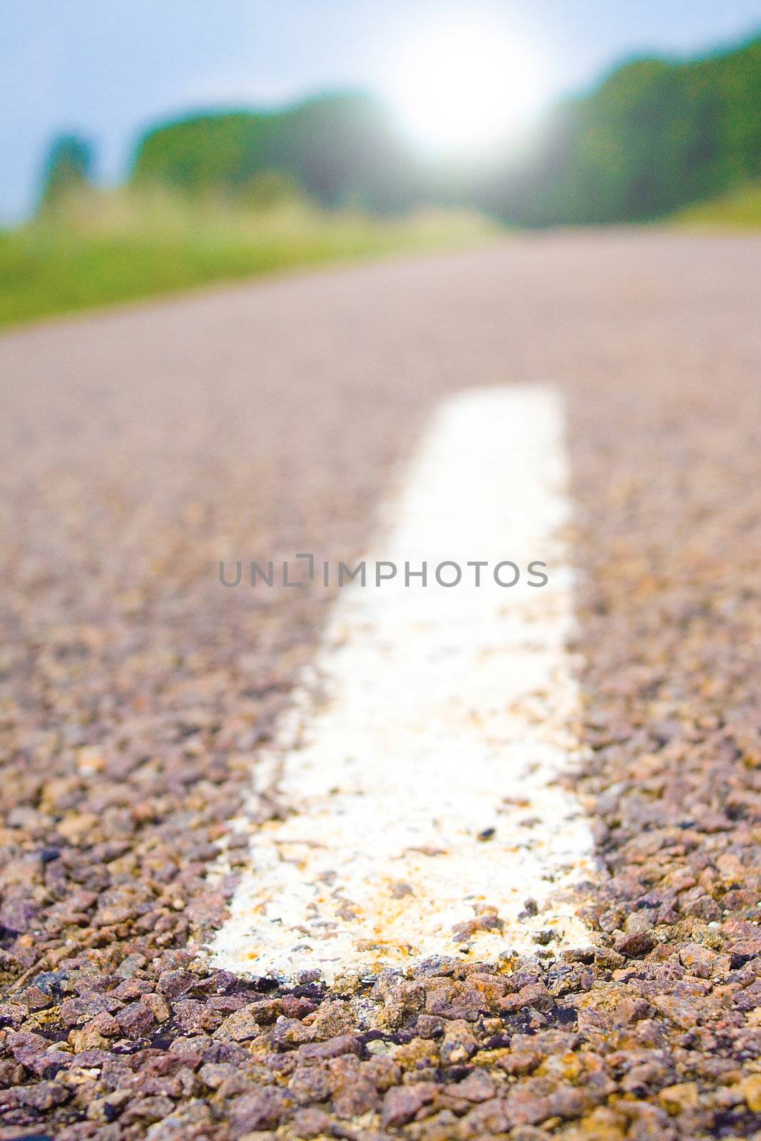 Highway in landscape