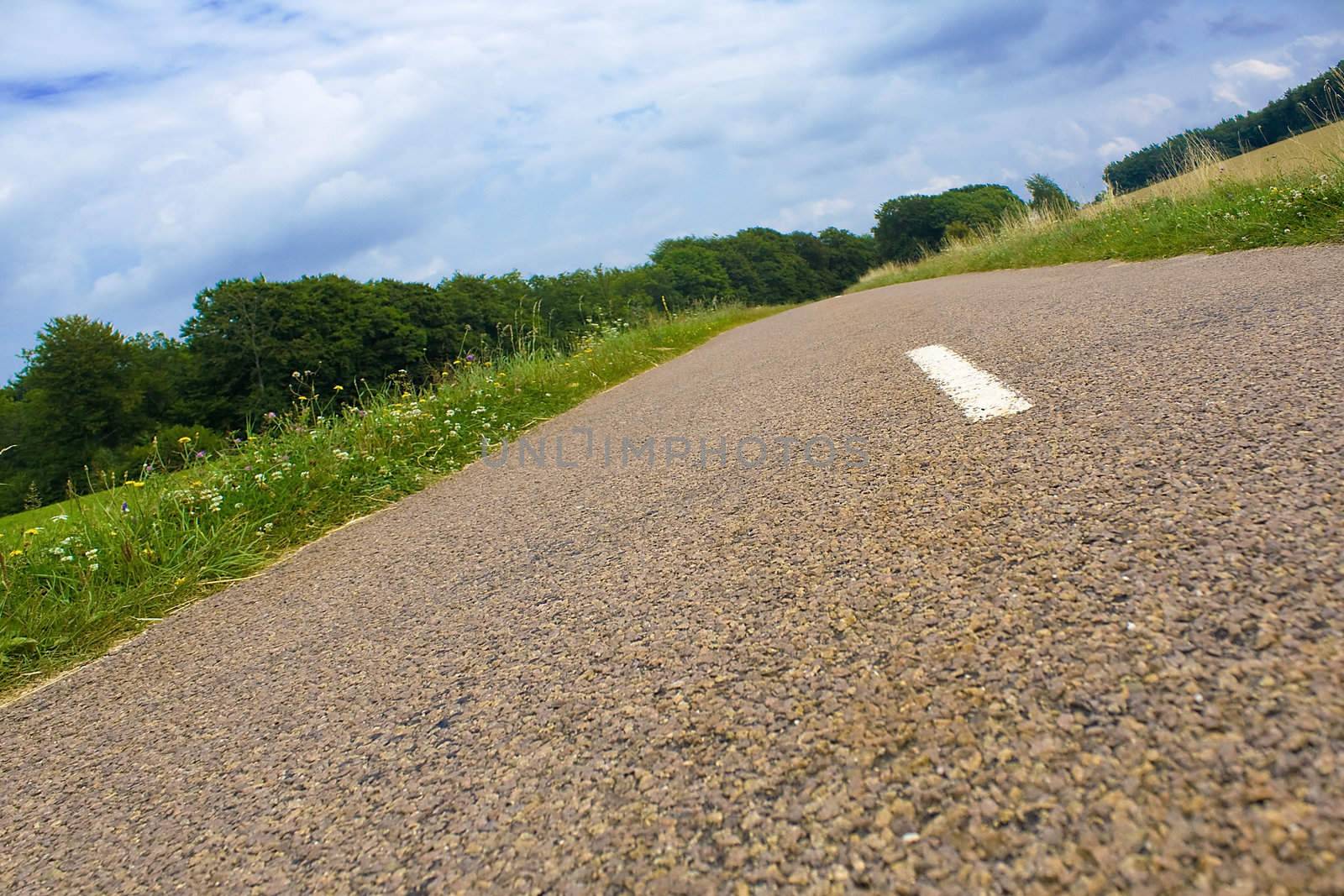 Highway in landscape